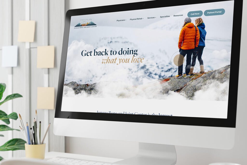 Responsive WordPress website for orthopedic hospital and healthcare in Juneau