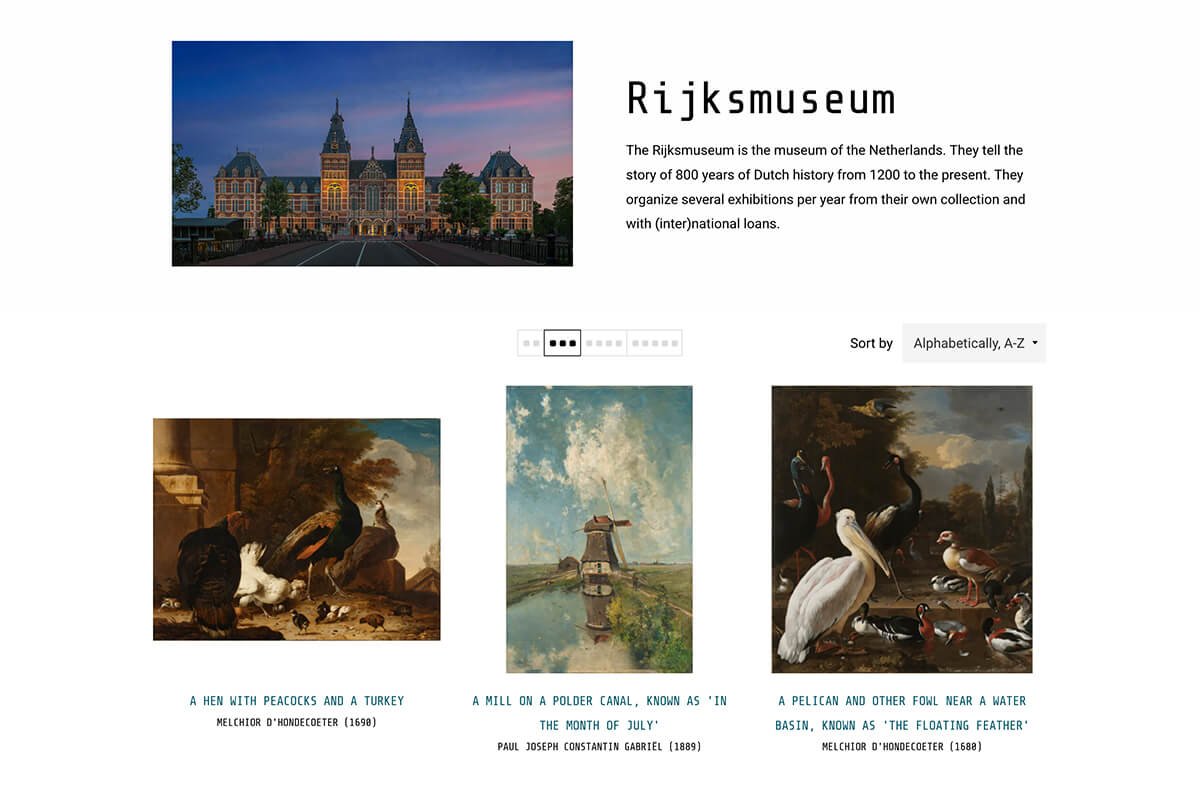 Arteque online museum collaboration